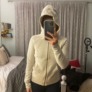Lululemon Scuba Hoodie Full Zip Gold/Beige